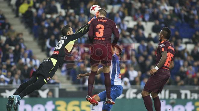 RCD Espanyol, 1 - FC Barcelona, 0 (Copa del Rey cuartos ida)