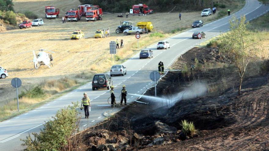 L&#039;incendi de Can Maçana, extingit