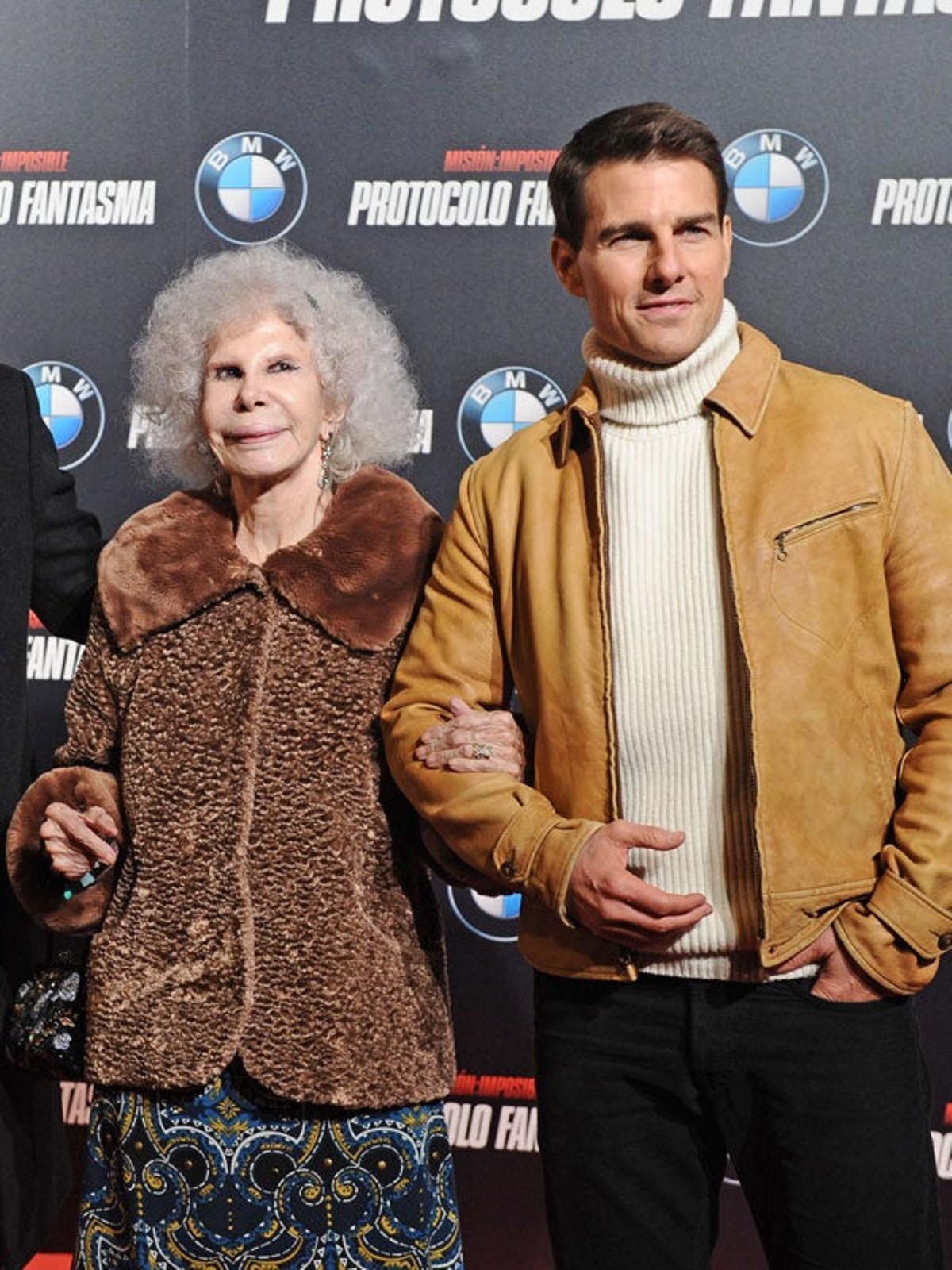 Tom Cruise y la Duquesa de Alba