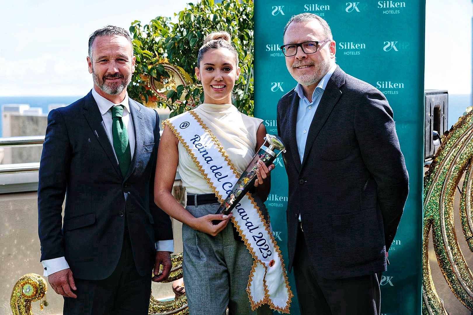 Rueda de prensa de la reina del Carnaval.