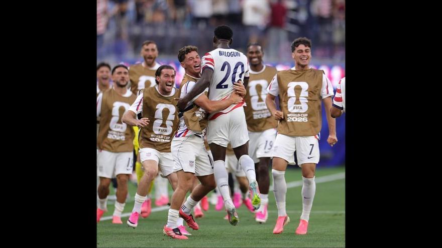Las mejores imágenes de Folarin Balogun en el primer partido del Mundial