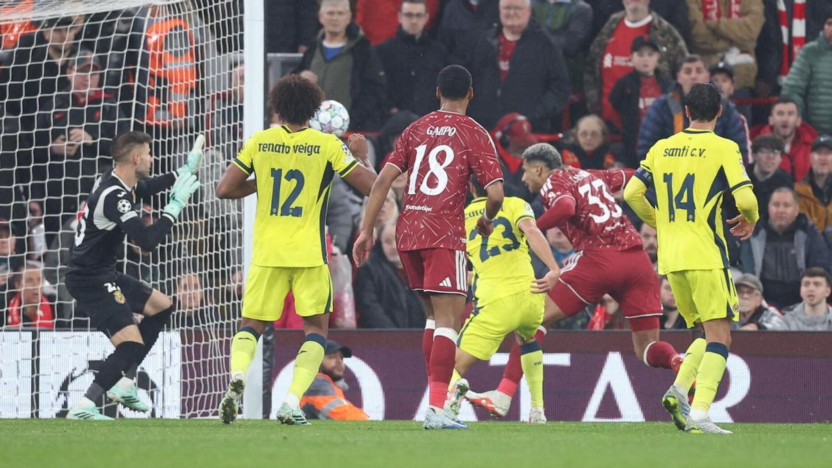 Liverpool Beat Villarreal 4-3 in UEFA Champions League