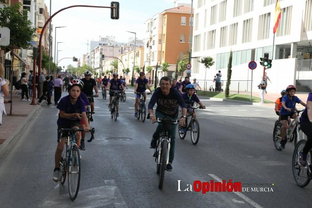 Ciclopaseo para clausular en Lorca los JDG