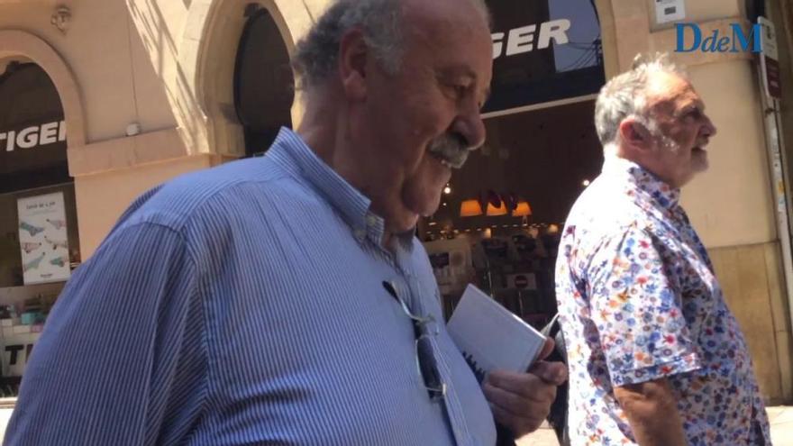 Vicente del Bosque, de vacaciones en Mallorca