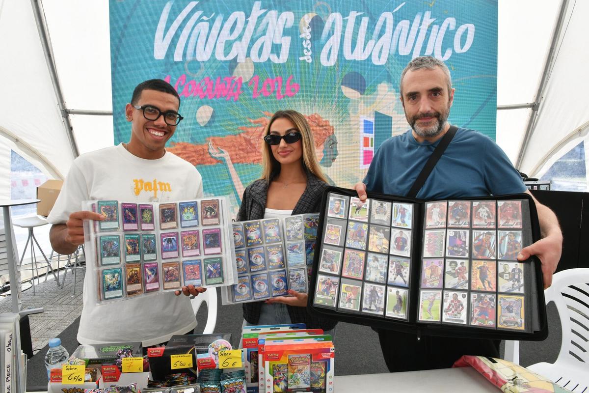 Quedada intercambio de cromos organizado por el Baul de los Recuerdos dentro de Viñetas do Atlantico