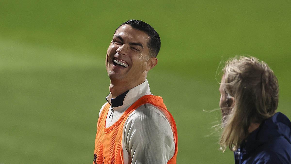 Cristiano Ronaldo bromea sobre su retirada: "Pronto, en 10 años"