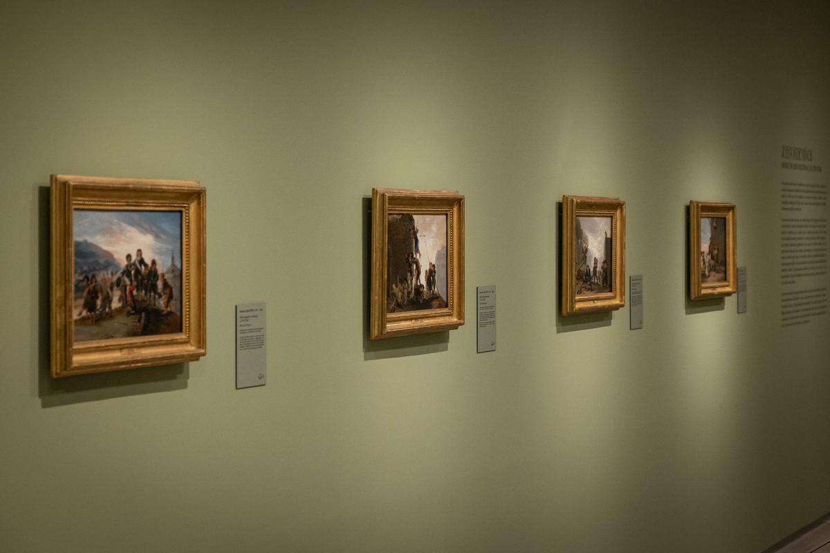 En imágenes | Las obras de Goya de la Fundación Ibercaja se 'refugian' por un tiempo en el Patio de la Infanta