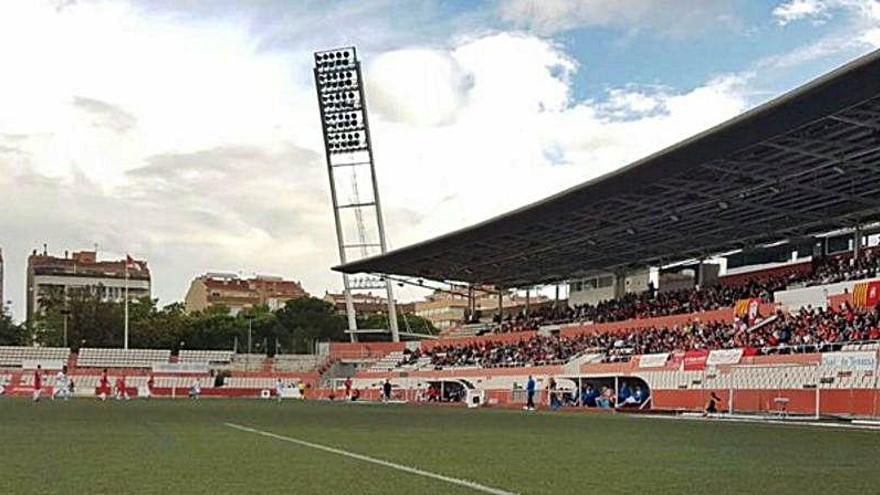 Imagen del Estadi Olimpic de Terrassa con capacidad para 11.500 personas.