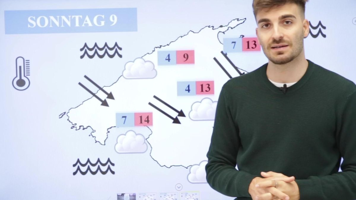 Duncan Wingen bei der Wettervorhersage für das Wochenende vom 7.-9. Januar 2022