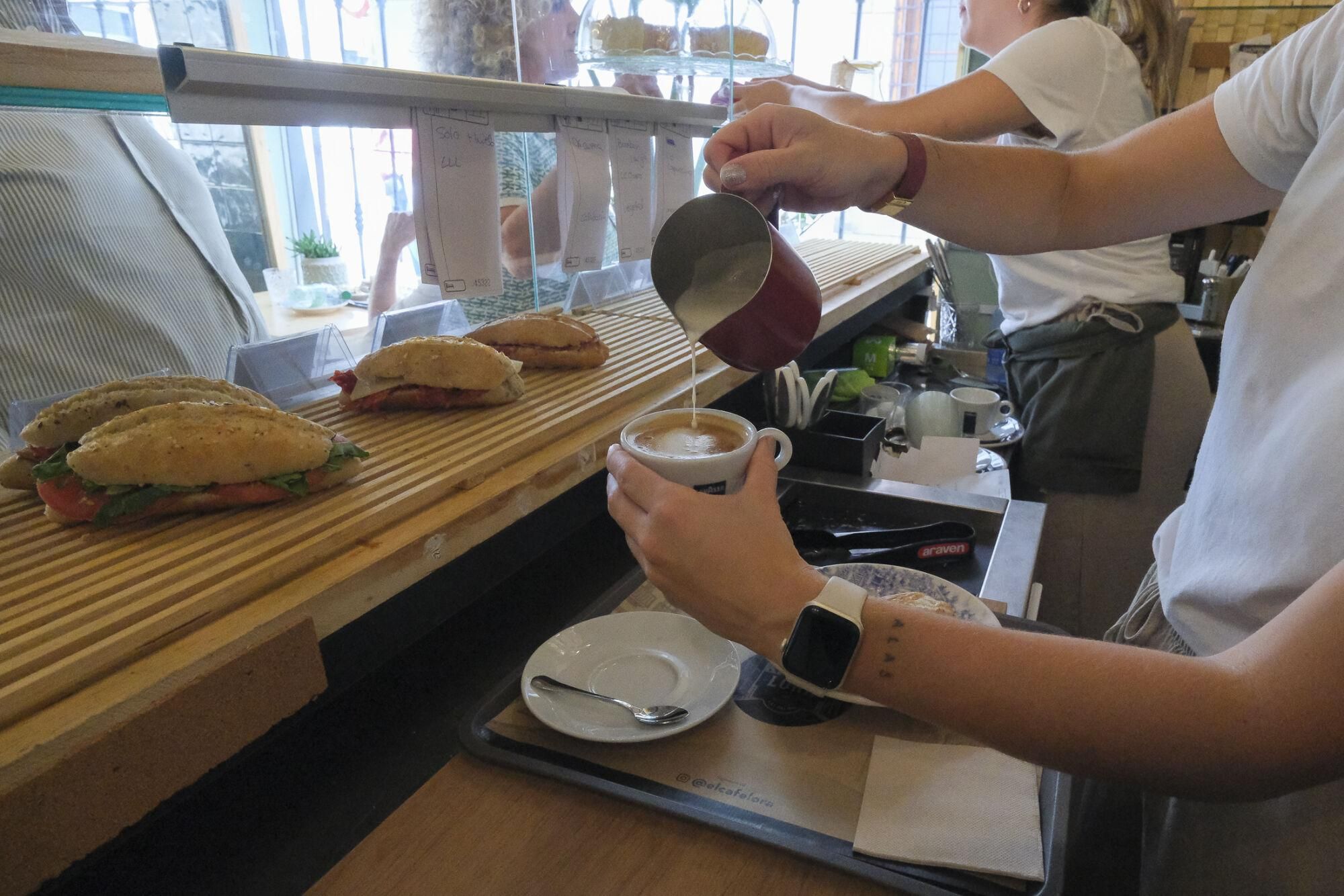Café Lora, en Vegueta