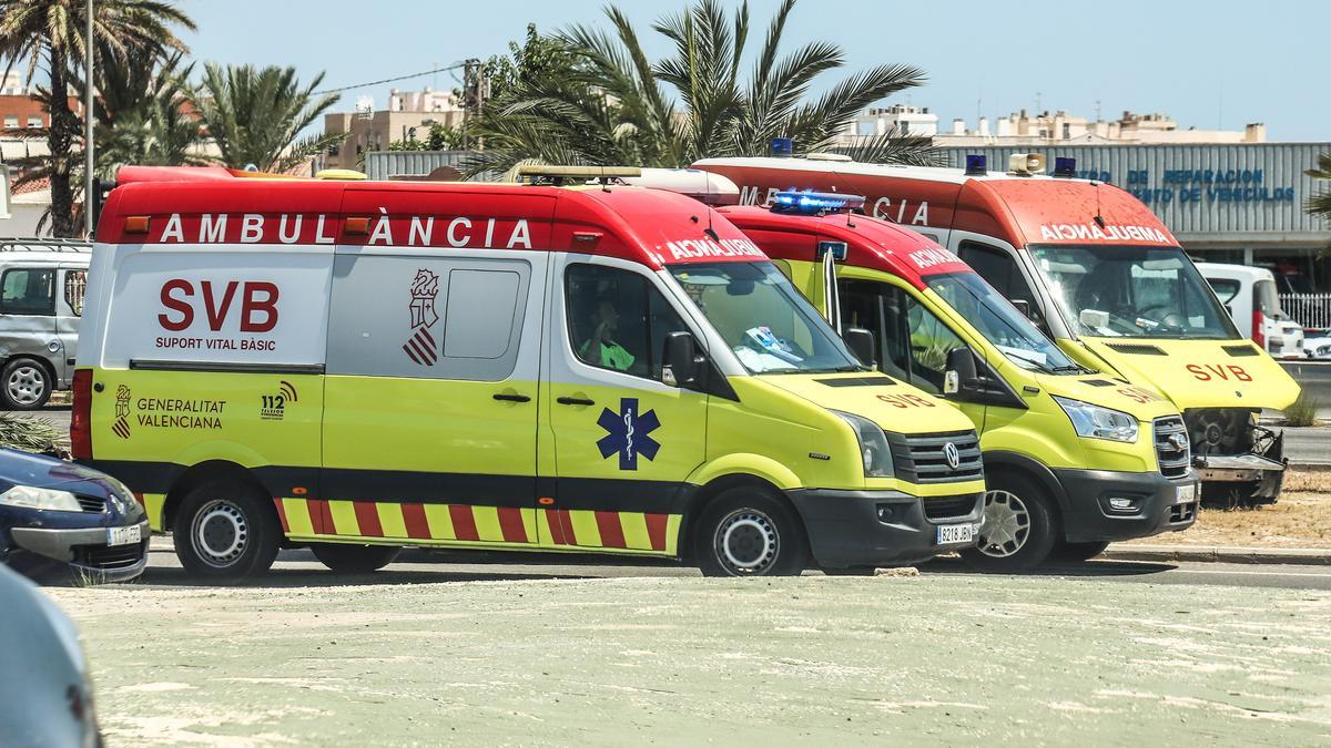Ambulancias del SAMU en la Vega Baja