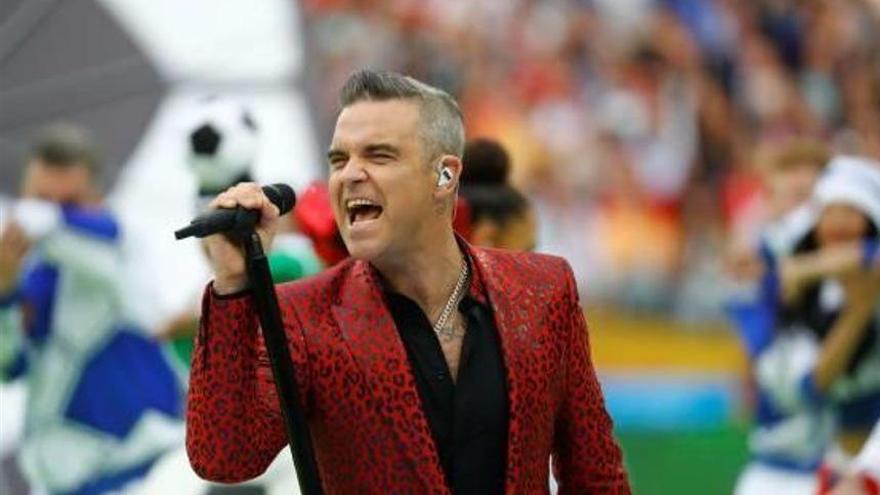 Robbie Williams en una imatge d&#039;arxiu
