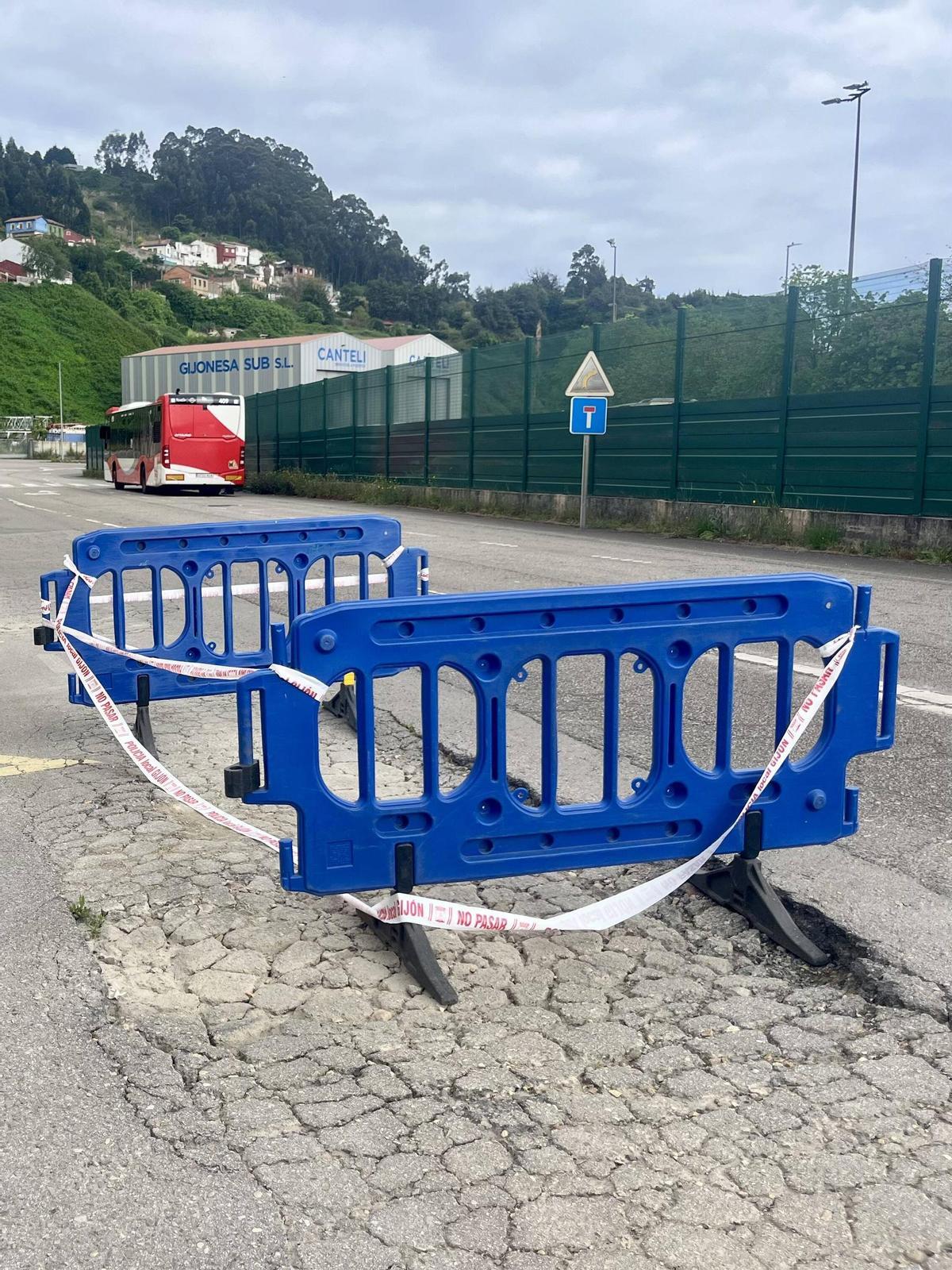 Las mejoras en caminos del barrio gijonés de El Muselín, en imágenes
