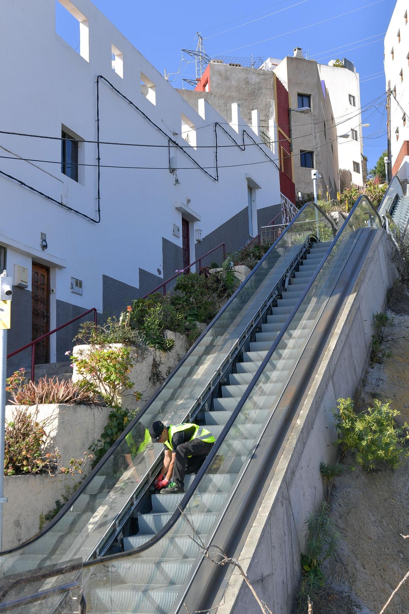 El ascensor de Lomo Verdejo vuelve a funcionar