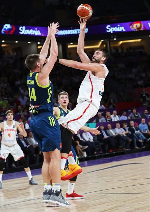 Semifinales del Eurobasket: España - Eslovenia