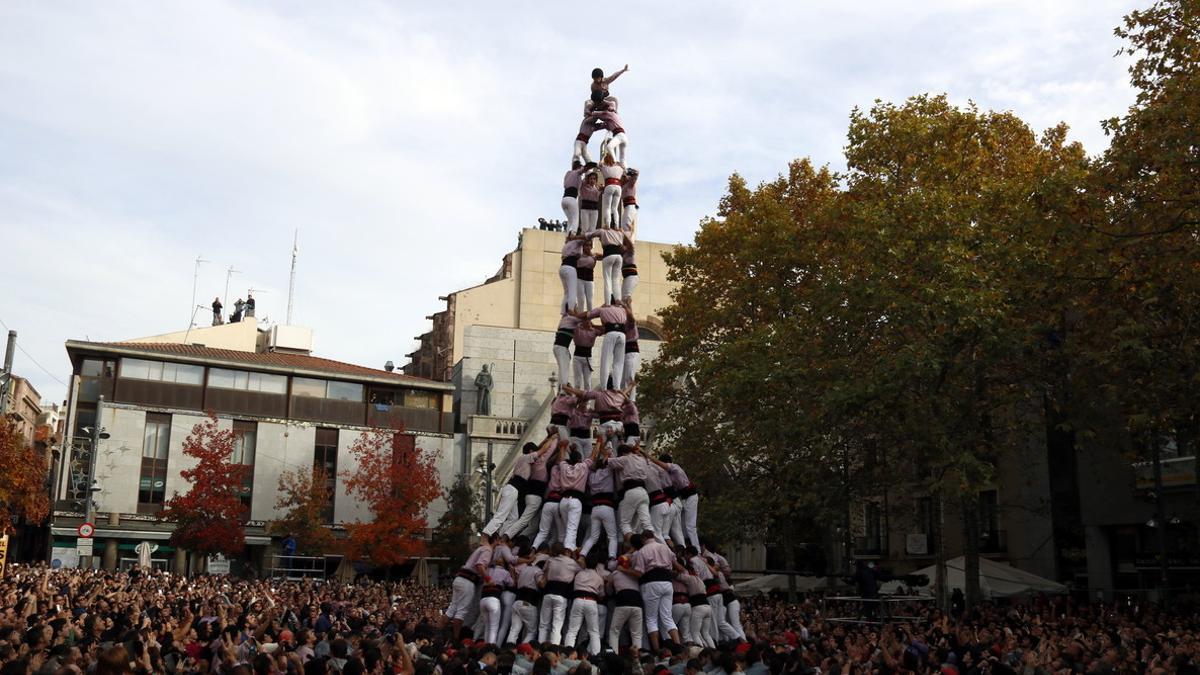 El quatre de deu amb folre i manilles de los Minyons de Terrassa, el pasado 20 de noviembre.