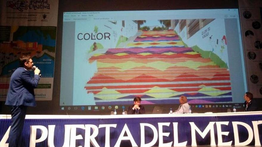 El Ayuntamiento defiende en Melilla su proyecto para fomentar el arte urbano