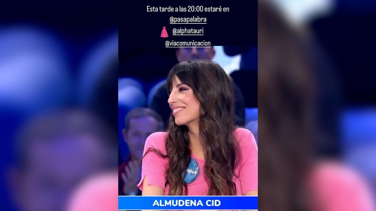 Almudena Cid en Pasapalabra