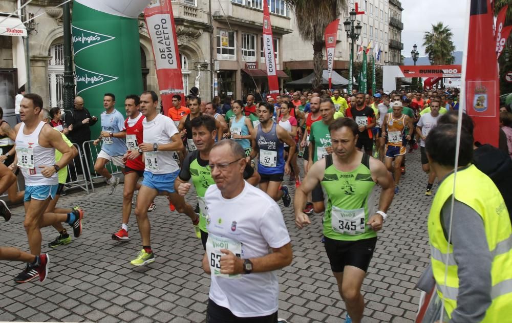 La carrera Vigo +11 llena la ciudad de deporte