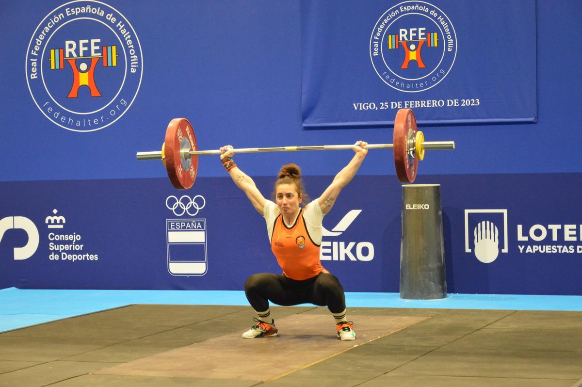 Cristina Flor, en la I Copa Federación Mixta.