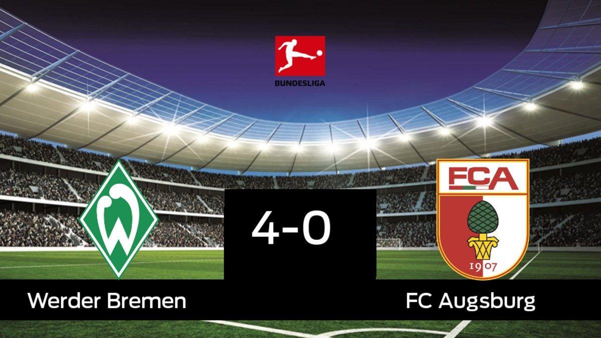 El Werder Bremen se queda los tres puntos frente al FC Augsburg