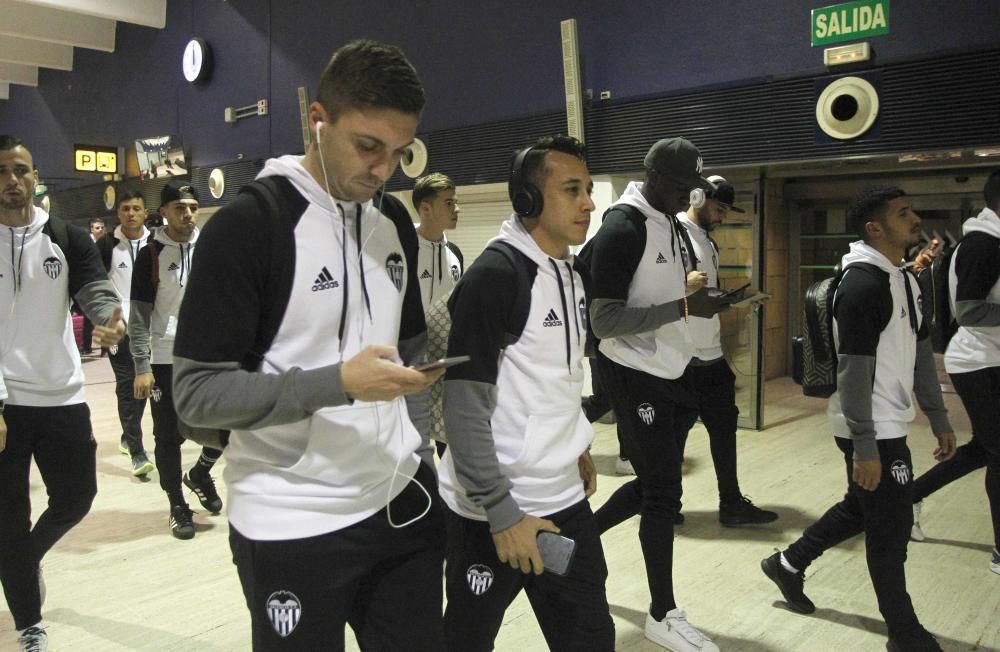 El Valencia ya está en Sevilla para el partido contra el Betis