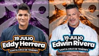 Eddy Herrera, el 'galán del merengue', y Edwin Rivera se unen al cartel del Tenerife Cook Music Fest