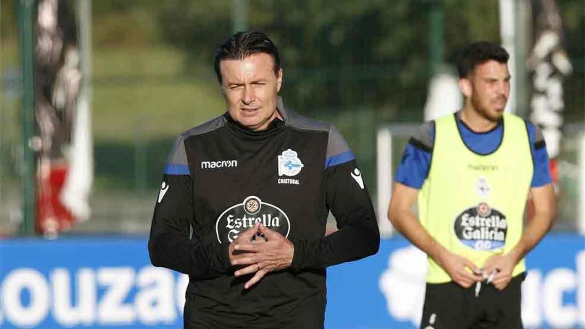 Cristobal Parralo entrena al Deportivo La Coruña
