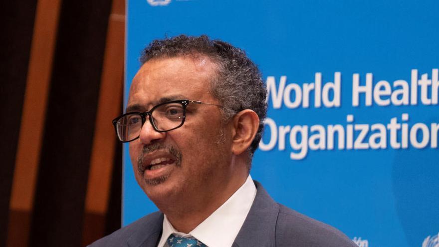 El director de la OMS, Tedros Adhanom Ghebreyesus.