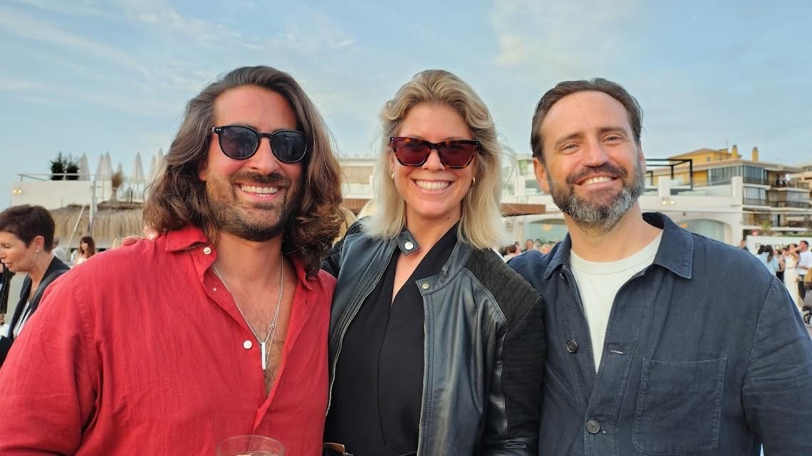 Facundo Allende, Janinne Rauen y Andrés Zahinos.