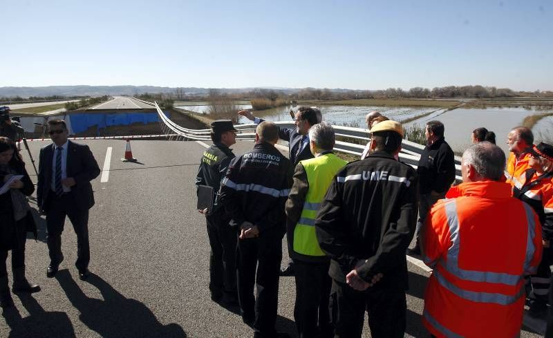 Fotogalería de la visita de Rajoy a la ribera del Ebro