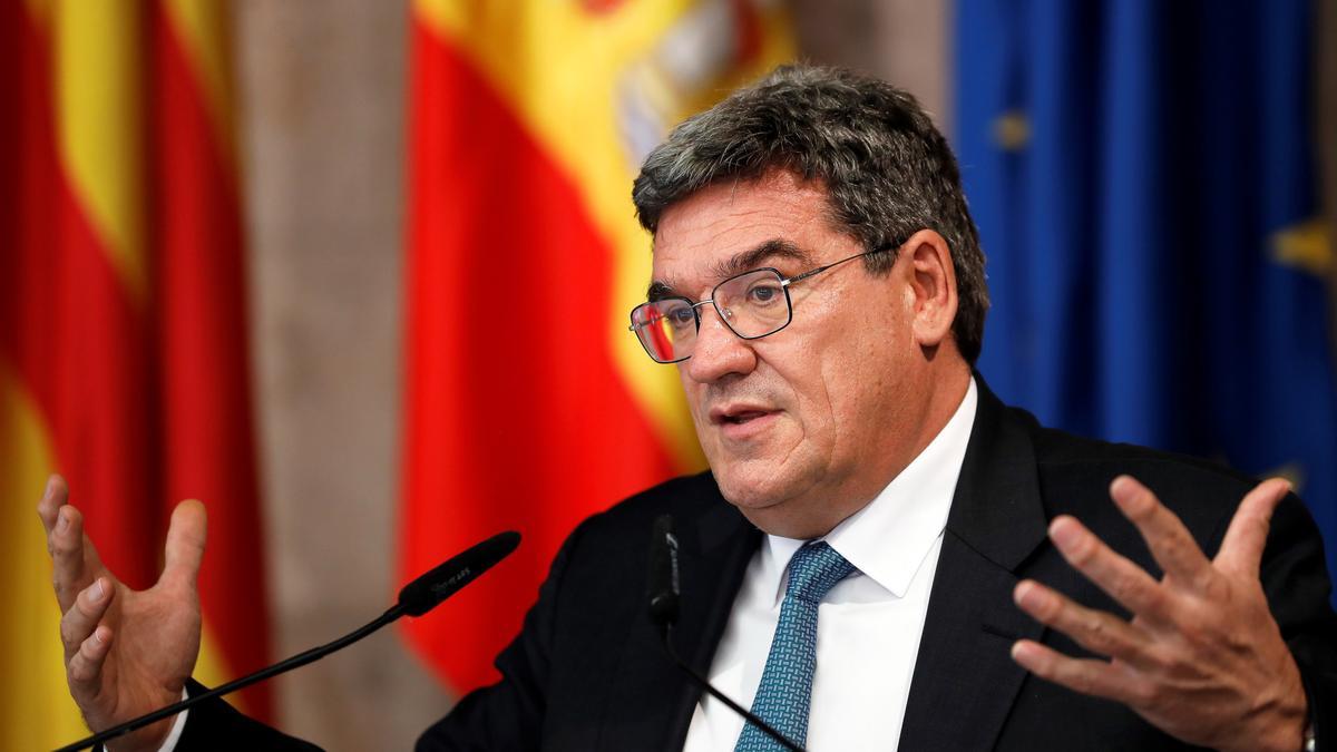 El ministro de Seguridad Social, José Luis Escrivá, este jueves en Valencia.