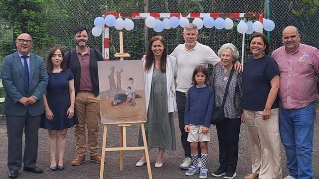 Acto del 123º aniversario de Alexandre Bóveda, ayer, en Chapela. | FDV