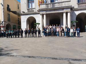VÍDEO | Minut de silenci pel crim masclista de Figueres