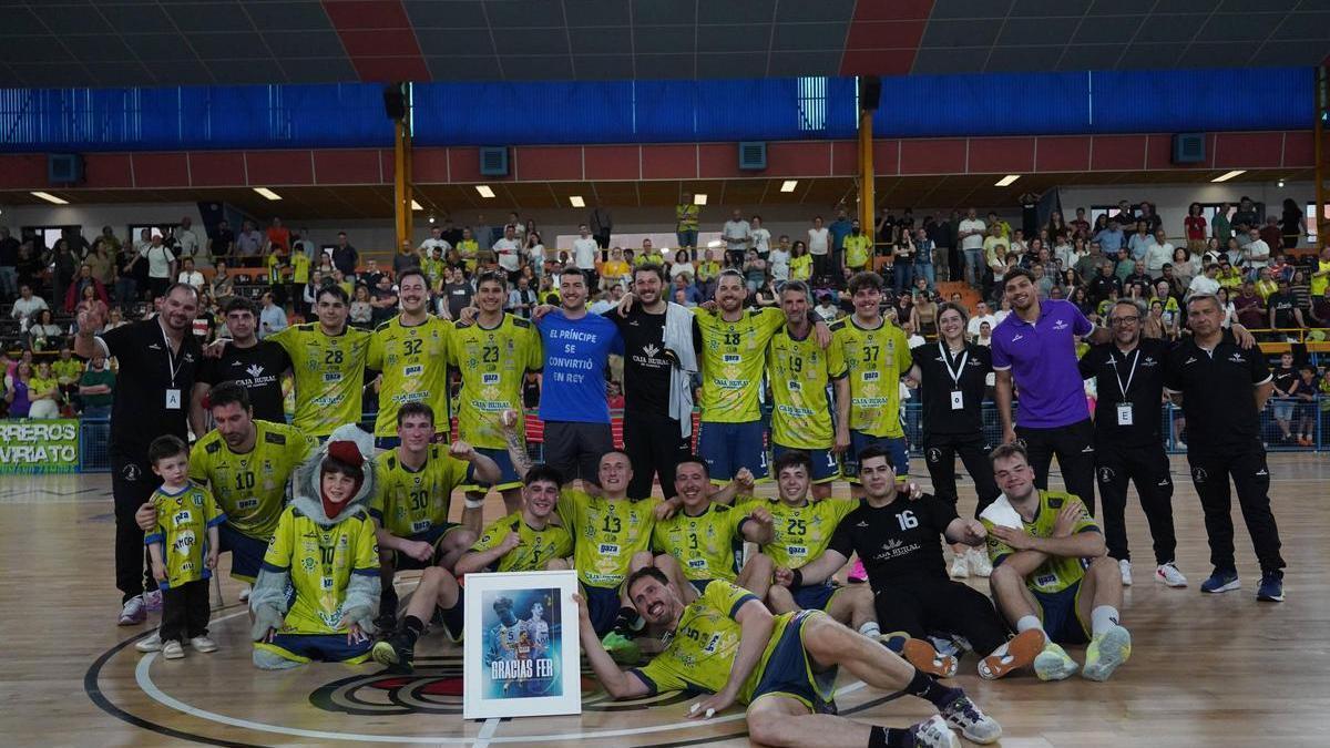 Formación del Balonmano Caja Rural Zamora.