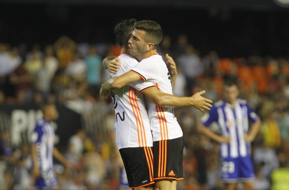 Las imágenes del Valencia - Alavés