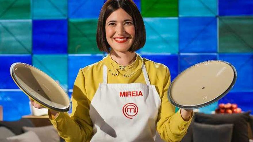 Mireia Ruiz, durante su participación en Masterchef