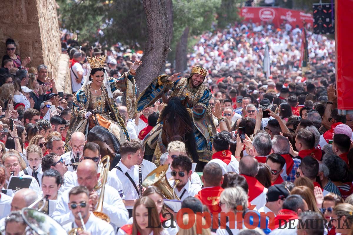 Moros y Cristianos en la mañana del día dos en Caravaca