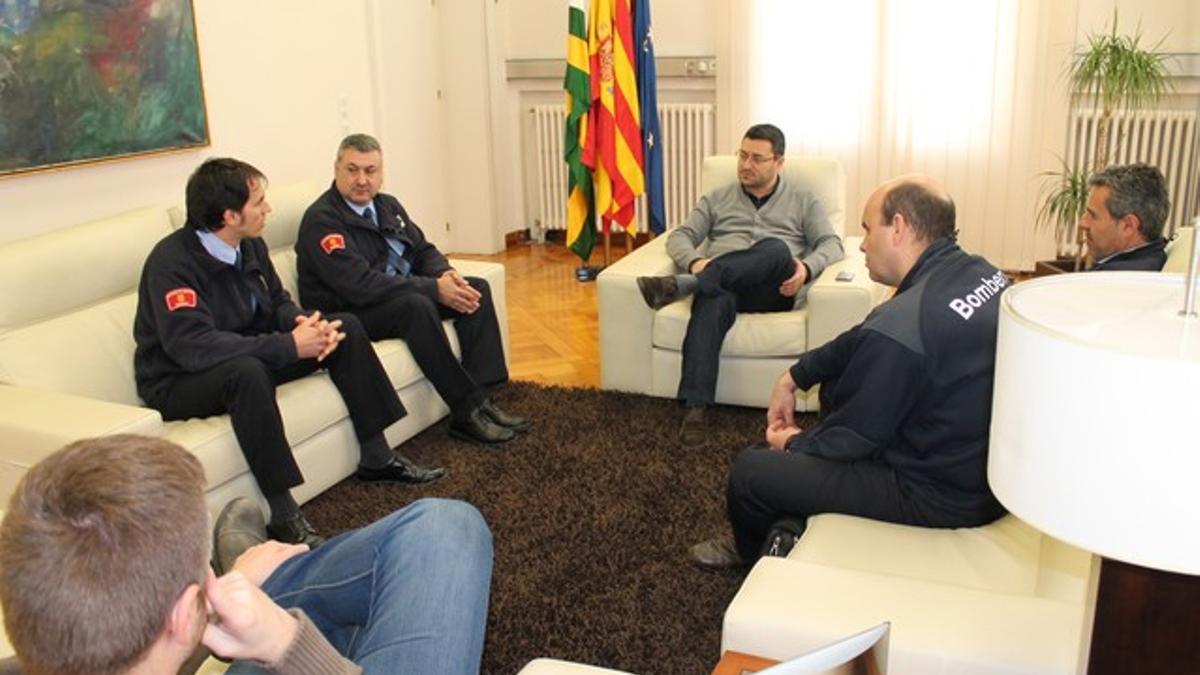 Joaquim Moya presentado como nuevo jefe del parque de Bomberos de Sabadell