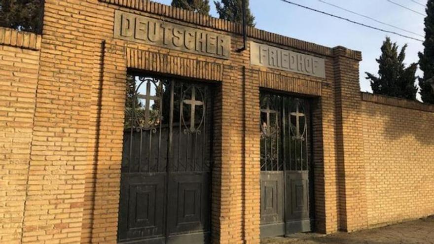 El cementerio alemán de Zaragoza.