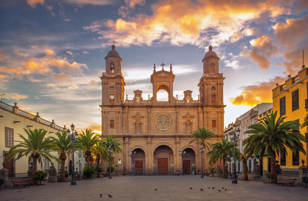 Amanecee en la catedral de Las Palmas