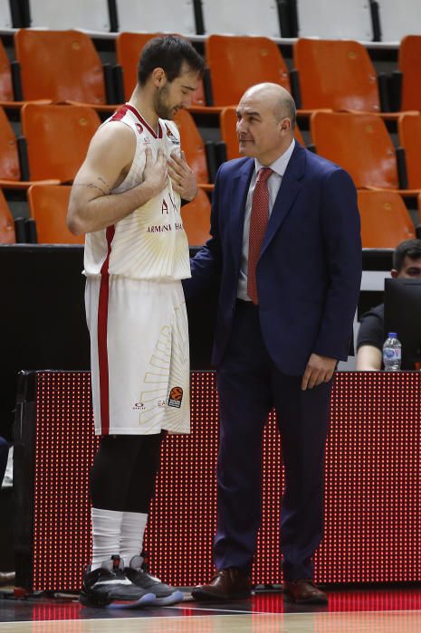 Las imágenes del Valencia Basket - Armani Milano