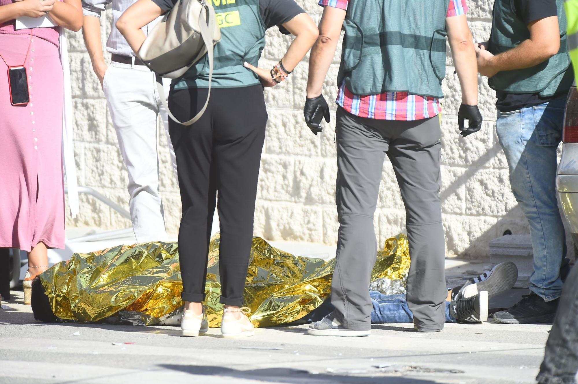 Las imágenes del atropello en Torre Pacheco que ha dejado dos muertos y varios heridos