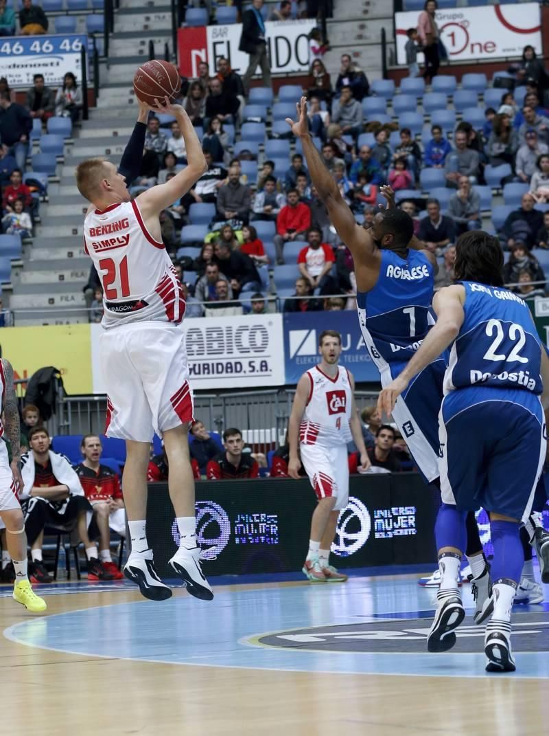 Las imágenes del Gipuzkoa Basket-CAI Zaragoza