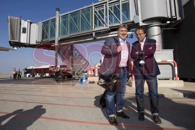 LAS FOTOS MEJORES DEL DESPLAZAMIENTO DEL BARÇA HACIA LA FINAL DE COPA