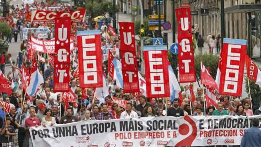 Imagen de la manifestación celebrada en Vigo // JORGE SANTOMÉ