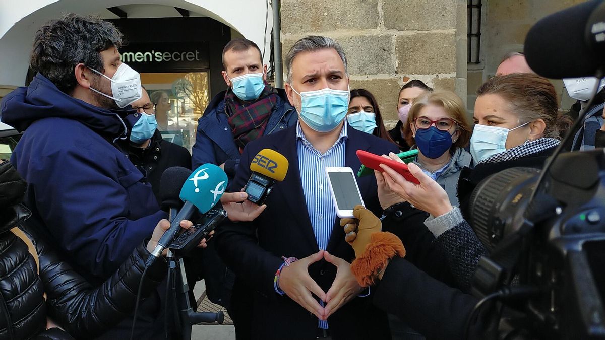 El alcalde de Plasencia, Fernando Pizarro, que ha mostrado su apoyo a Feijoo.