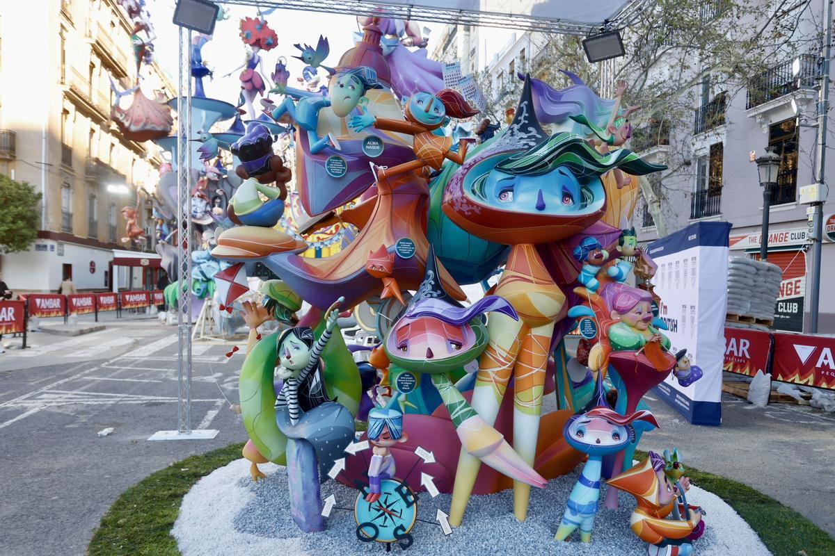Una falla con Alma: el monumento con el que Exposición-Micer Mascó quiere alcanzar la gloria en Infantil