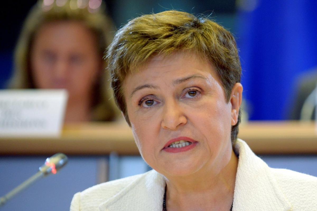 FILE PHOTO: Kristalina Georgieva of Bulgaria at the EU Parliament in Brussels October 2, 2014.  REUTERS/Eric Vidal/File Photo -/File Photo