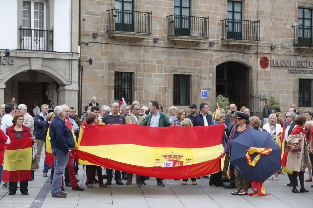 Manifestación en Avilés por la unidad de España